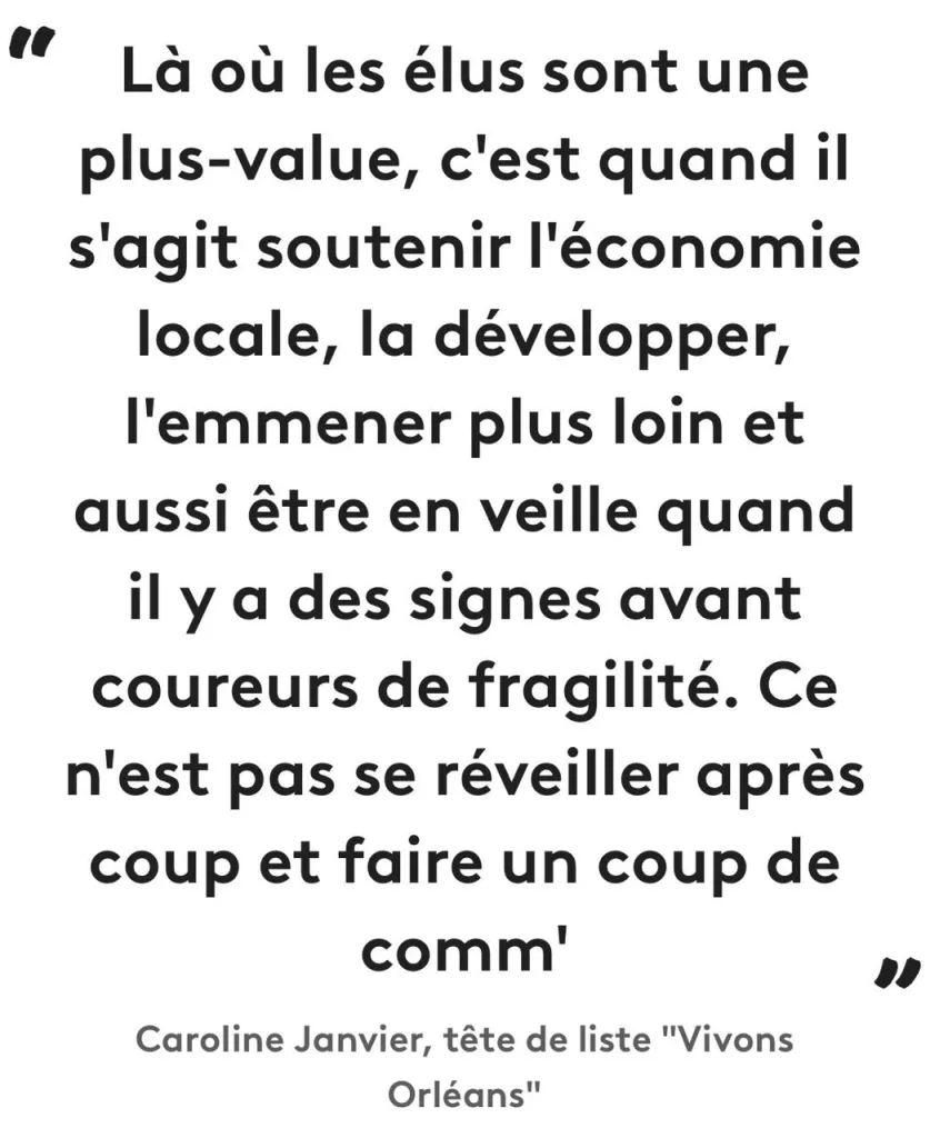 Caroline Janvier, vicons orléans, grouard, coup de com